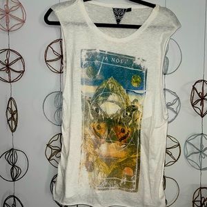 Urban Outfitters butterfly graphic muscle tank